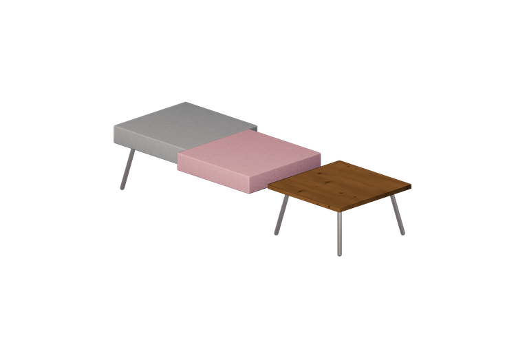 3D Arm Chairs - Bench with matching table - Hitch Mylius -... 3D Arm Chairs - Bench with matching table - Hitch Mylius -...