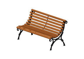 Panchine e Fioriere 3D - Panchina in legno e metallo 150x60x85cm - Hobbyka &ndash; Aven NOVA