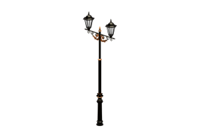 3D Stra&szlig;enlanternen - Laterne mit zwei Lampen - Hobbyka - А-08