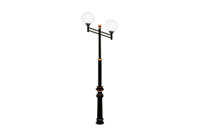 3D Stra&szlig;enlanternen - Laterne mit zwei Lampen - Hobbyka - А-14-2