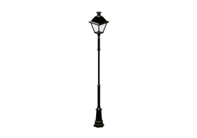 Farolas de calle 3D - Farola con una l&aacute;mpara - Hobbyka - Ammiraglio