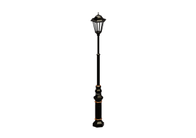 3D Stra&szlig;enlanternen - Laterne mit einer Lampe - Hobbyka - С-03