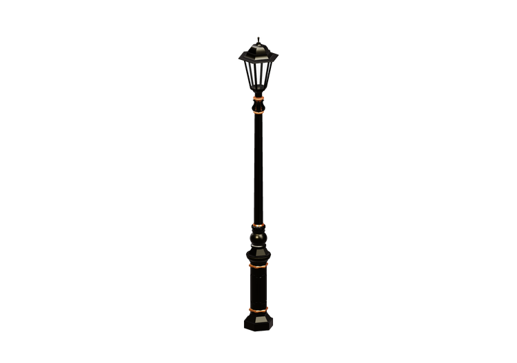 3D Street Lights - Lamppost with a single lamp - Hobbyka -... 3D Street Lights - Lamppost with a single lamp - Hobbyka -...