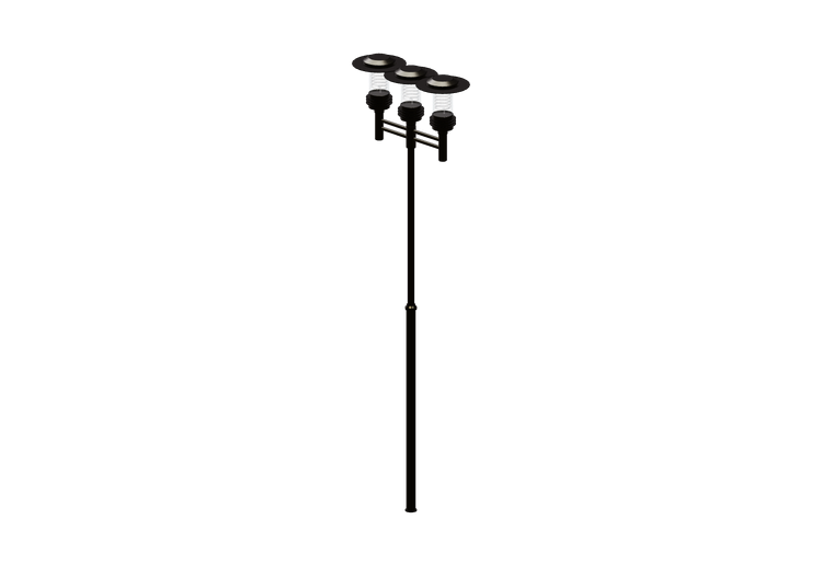Farolas de calle 3D - Farola con tres lámparas - Hobbyka -... Farolas de calle 3D - Farola con tres lámparas - Hobbyka -...