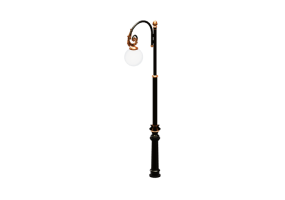 Farolas de calle 3D - Farola de una luz - Hobbyka - А-10
