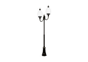 Lampioni stradali 3D - Lampione con due lampade - Hobbyka - Lotus