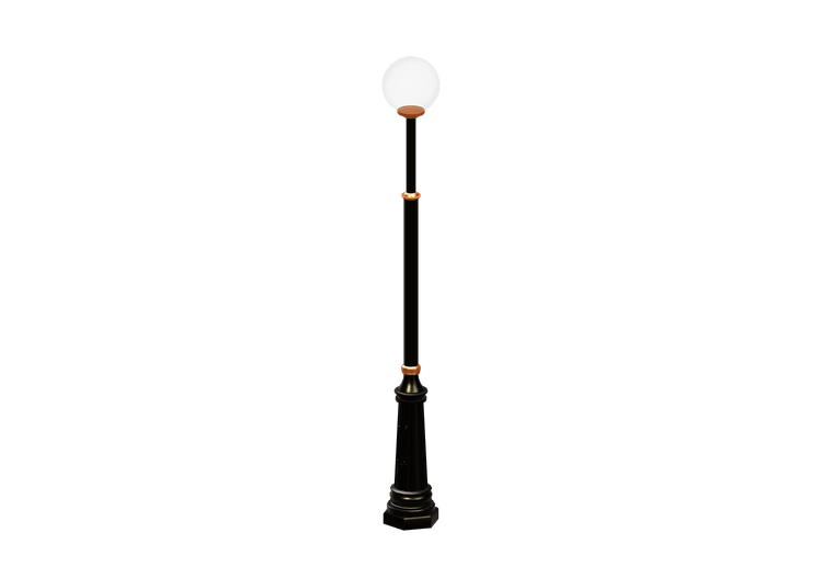Lampioni stradali 3D - Lampione con una lampada - Hobbyka -... Lampioni stradali 3D - Lampione con una lampada - Hobbyka -...