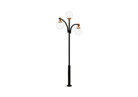 3D Stra&szlig;enlanternen - Laterne mit drei Lampen - Hobbyka - Т-12