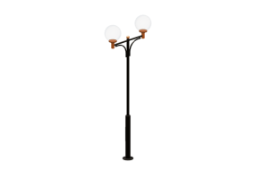 Farolas de calle 3D - Farola con dos l&aacute;mparas - Hobbyka - Т-20