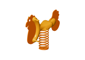 3D Playgrounds - Playground polyethylene spring toy - Holzhof - RICKY XFAM11