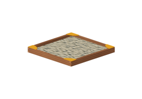 Parque Juegos 3D - Arenero 200x200cm - Holzhof - ARENERO XCS09
