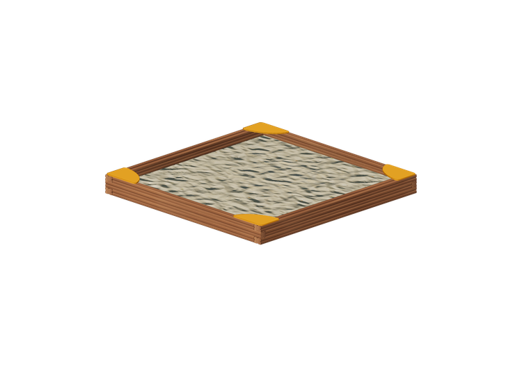 3D Spielplatz - Sandkasten 200x200cm - Holzhof - SANDKASTEN... 3D Spielplatz - Sandkasten 200x200cm - Holzhof - SANDKASTEN...