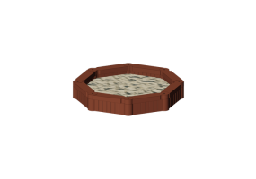 3D Playgrounds - Sandpit 225x35cm - Holzhof - SANDPIT XCSO01