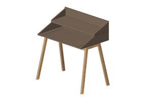 Mesas 3D - Mesa de madera - Horm - Bureau