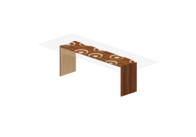 Tables 3D - Table en verre - Horm - Ripples