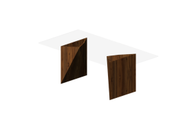 Mesas 3D - Mesa de vidrio - Horm - Riddled Table