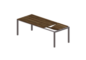 Mesas 3D - Mesa de madeira - Horm - Lux