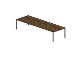 3D Tisch - Holztisch - Horm - Lux