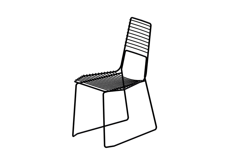 Chaises 3D - Chaise en métal vernis - Horm - Alieno - Horm Chaises 3D - Chaise en métal vernis - Horm - Alieno - Horm