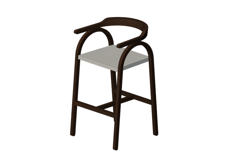 Cadeira 3D - Banqueta de madeira - Horm - Amilcare Stool -... Cadeira 3D - Banqueta de madeira - Horm - Amilcare Stool -...