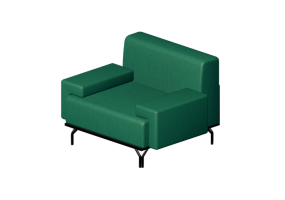 Chairs and Sofas 3D - Fabric armchair - Horm - Summit