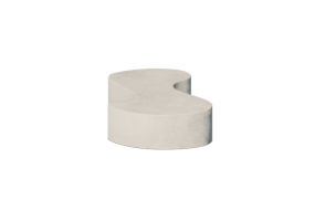 3D Sessel und Sofas - Pouf aus Leder - Horm - Pinta