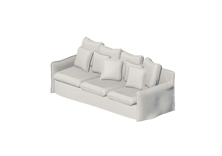 3D Sessel und Sofas - Sofa aus Stoff - Horm - Milos - Horm 3D Sessel und Sofas - Sofa aus Stoff - Horm - Milos - Horm