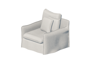 Chairs and Sofas 3D - Fabric sofa - Horm - Milos