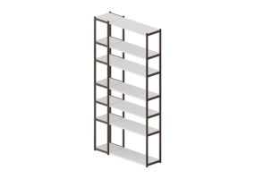 3D Bookshelves and Containers - Wood storage rack/cabinet - Horm - 93-08-04