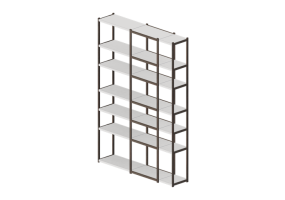 Librerie 3D - Scaffale in legno - Horm - 93-08-05