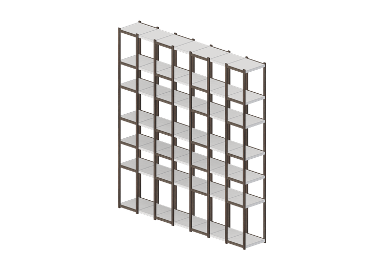 Librerías y Contenedores 3D - Estantería de madera - Horm -... Librerías y Contenedores 3D - Estantería de madera - Horm -...