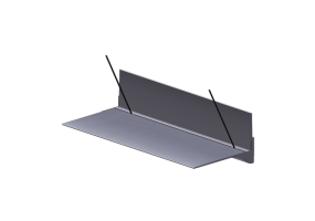 Librerie 3D - Mensola in alluminio - Horm - Web Stopper