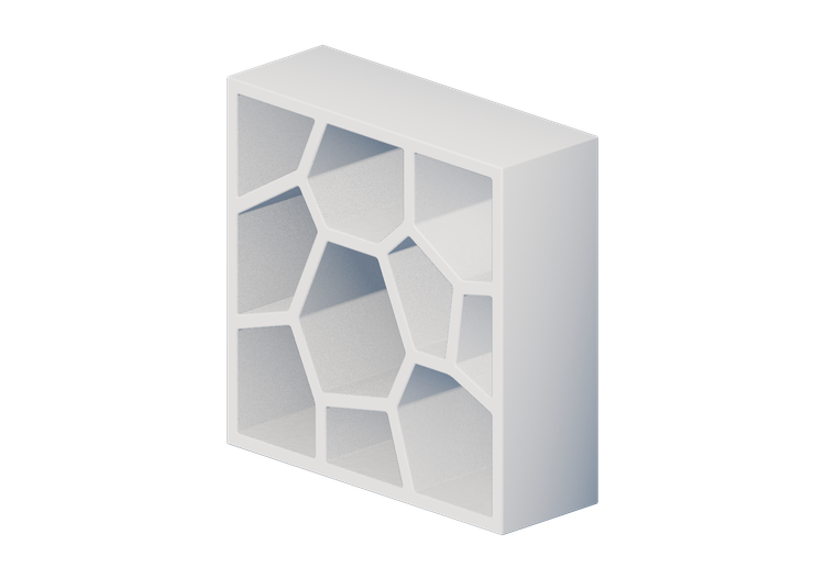Librerie 3D - Libreria in plastica - Horm - Opus - Horm Librerie 3D - Libreria in plastica - Horm - Opus - Horm