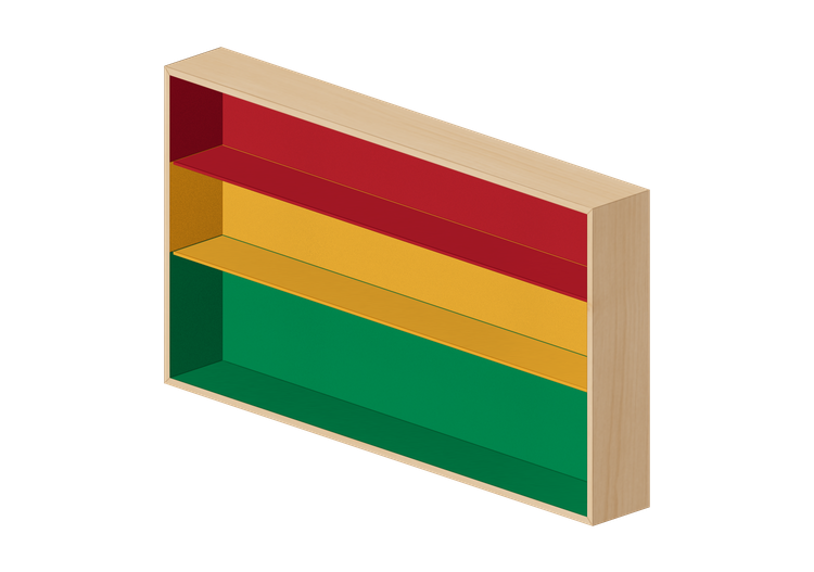 Librerie 3D - Libreria in legno - Horm - Color Fall - Horm Librerie 3D - Libreria in legno - Horm - Color Fall - Horm