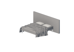 Letti 3D - Letto matrimoniale - Horm - Ebridi Large