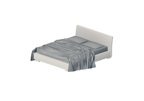Beds and Side Cabinets 3D - Double bed - Horm - Similandue