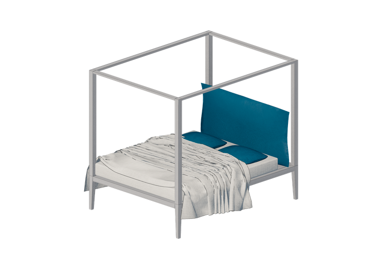 3D Betten und Nachttische - Doppelbett - Horm - Moheli... 3D Betten und Nachttische - Doppelbett - Horm - Moheli...