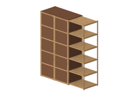 Armarios y C&oacute;modas 3D - Armario de madera - Horm &ndash; Solaio wardrobe
