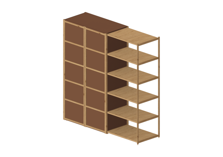 Armoires 3D - Armoire en bois - Horm – Solaio wardrobe -... Armoires 3D - Armoire en bois - Horm – Solaio wardrobe -...