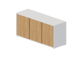 Armoires 3D - Buffet en bois - Horm - Oblique