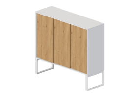 Armadi 3D - Madia in legno - Horm - Oblique
