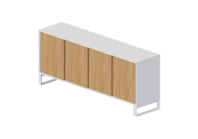 3D Schr&auml;nke und Kommoden - Anrichte aus Holz - Horm - Oblique