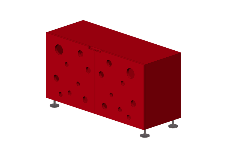 Armarios y Cómodas 3D - Mueble de madera - Horm - Polka... Armarios y Cómodas 3D - Mueble de madera - Horm - Polka...