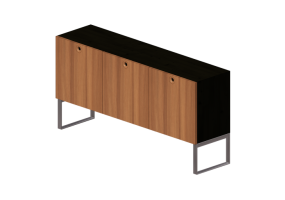 Meubles 3D - Meuble &agrave; trois vantaux - Horm - Anish