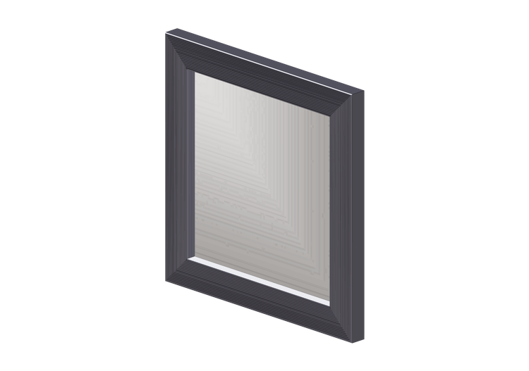 3D Mirrors - Alluminium Mirror - Horm - Ute millerighe -... 3D Mirrors - Alluminium Mirror - Horm - Ute millerighe -...