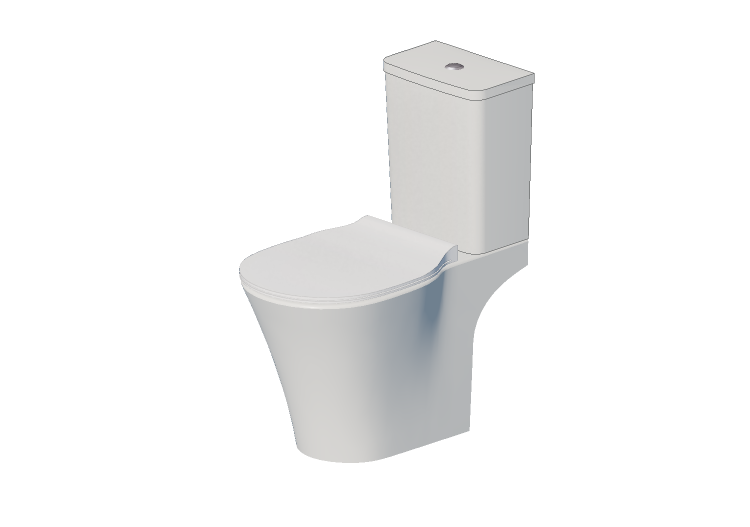 Vasos 3D - Vaso sanitário de chão - Ideal Padrão - Connect... Vasos 3D - Vaso sanitário de chão - Ideal Padrão - Connect...