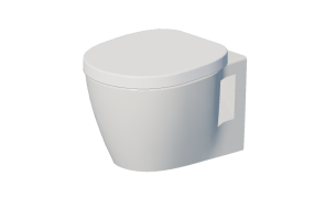 3D Vases - Wall mounted toilet Vase - Ideal Standard - Concept Space - E8025
