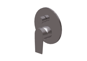 Rubinetti 3D - Miscelatore da incasso per vasca/doccia con deviatore - Ideal standard - Ceramix - A6549