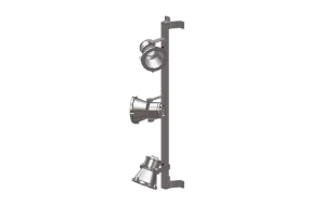 Candeeiro de parede 3D - Refletores e suporte para instala&ccedil;&atilde;o de parede - iGuzzini &ndash; MultiWoody \ MaxiWoody &Oslash;260