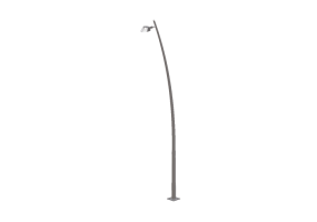 3D Street Lights - High Pole Street Light - 8m - iGuzzini - Lavinia 733x406mm